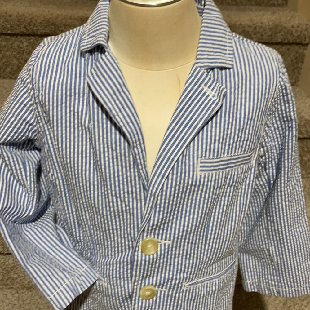 Carter’s - Striped Blazer Blue/White 5T NWOT
